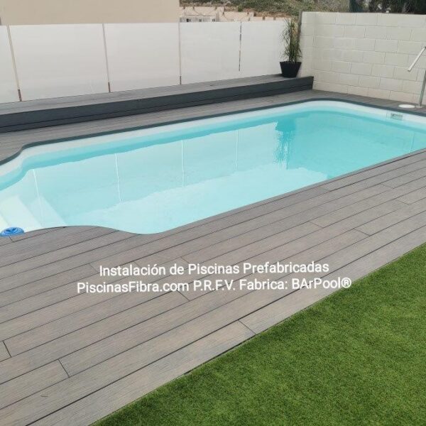 instalación de piscinas de fibra